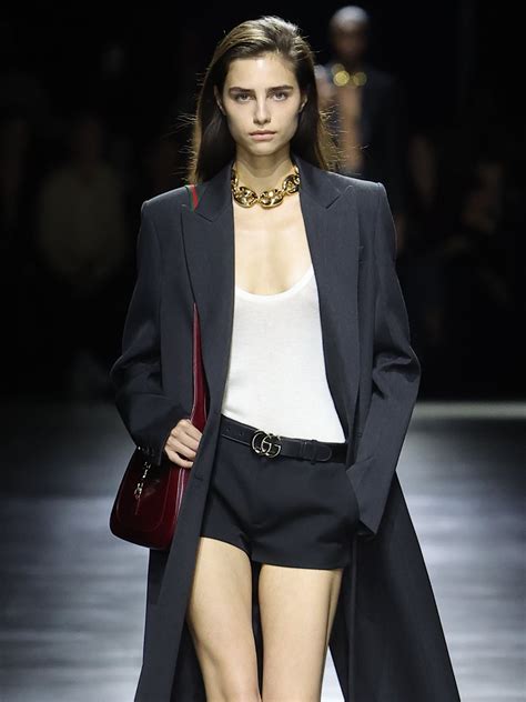 gucci cappotto lana angora|Gucci Ancora Fashion Show 2024 .